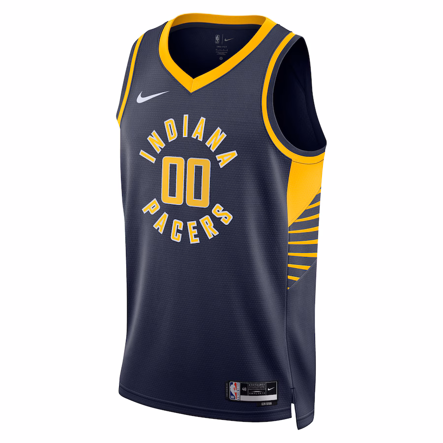 Indiana Pacers Unisex 2022/23 Season Swingman Custom Jersey - Icon Edition - Navy Blue