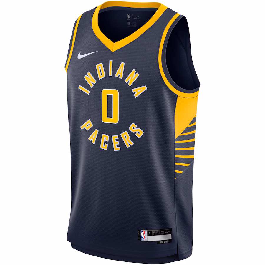 Tyrese Haliburton, Indiana Pacers Youth Swingman Jersey - Icon Edition - Navy Blue