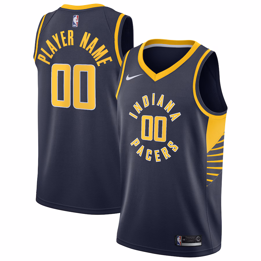 Indiana Pacers 2020/21 Swingman Custom Jersey - Icon Edition - Navy Blue