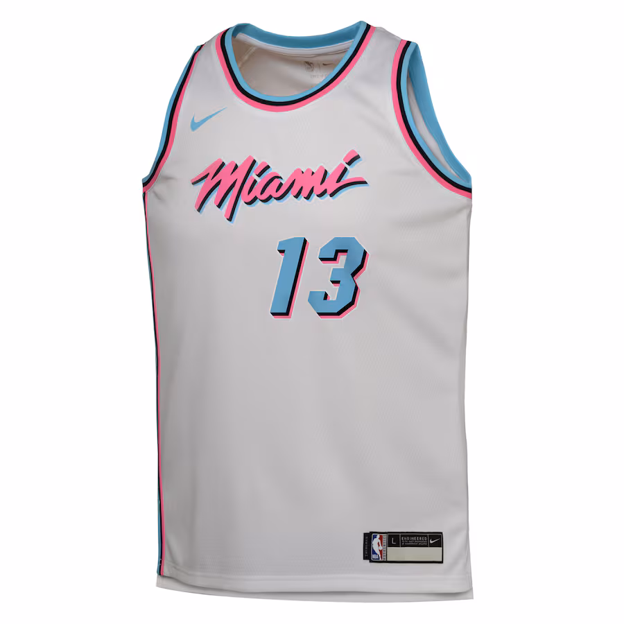 Bam Adebayo Miami Heat Youth 2024/25 City Edition Swingman Jersey