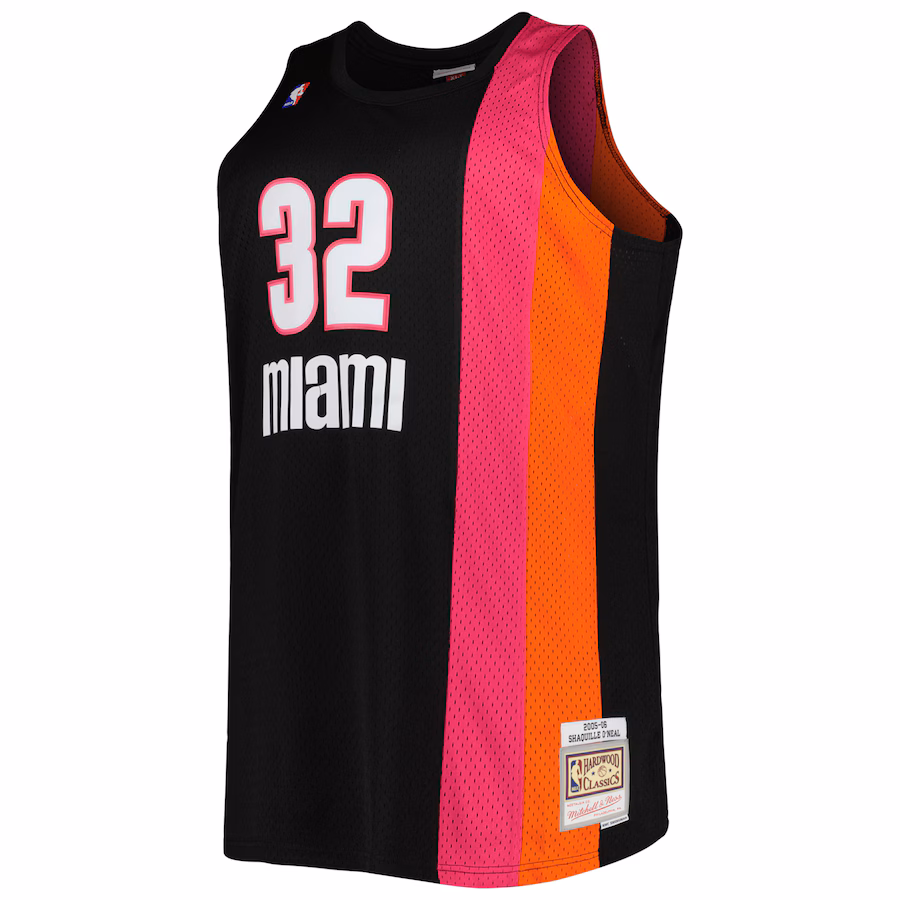 Shaquille O’Neal Miami Heat Mitchell & Ness Big & Tall Hardwood Classics 2005/06 Jersey