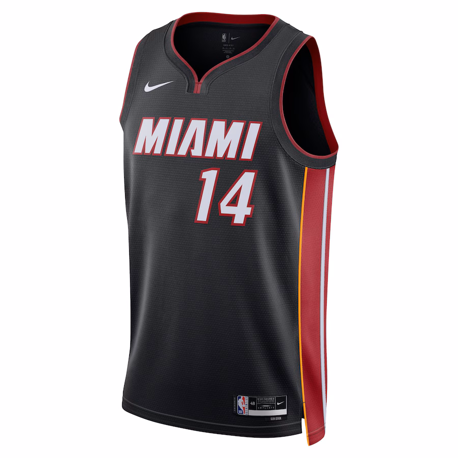 Tyler Herro, Miami Heat Unisex Swingman Jersey - Icon Edition - Black