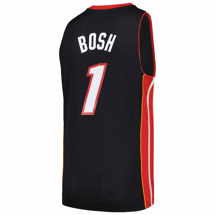 Chris Bosh Miami Heat 2012/13 Hardwood Classics Black Swingman Jersey