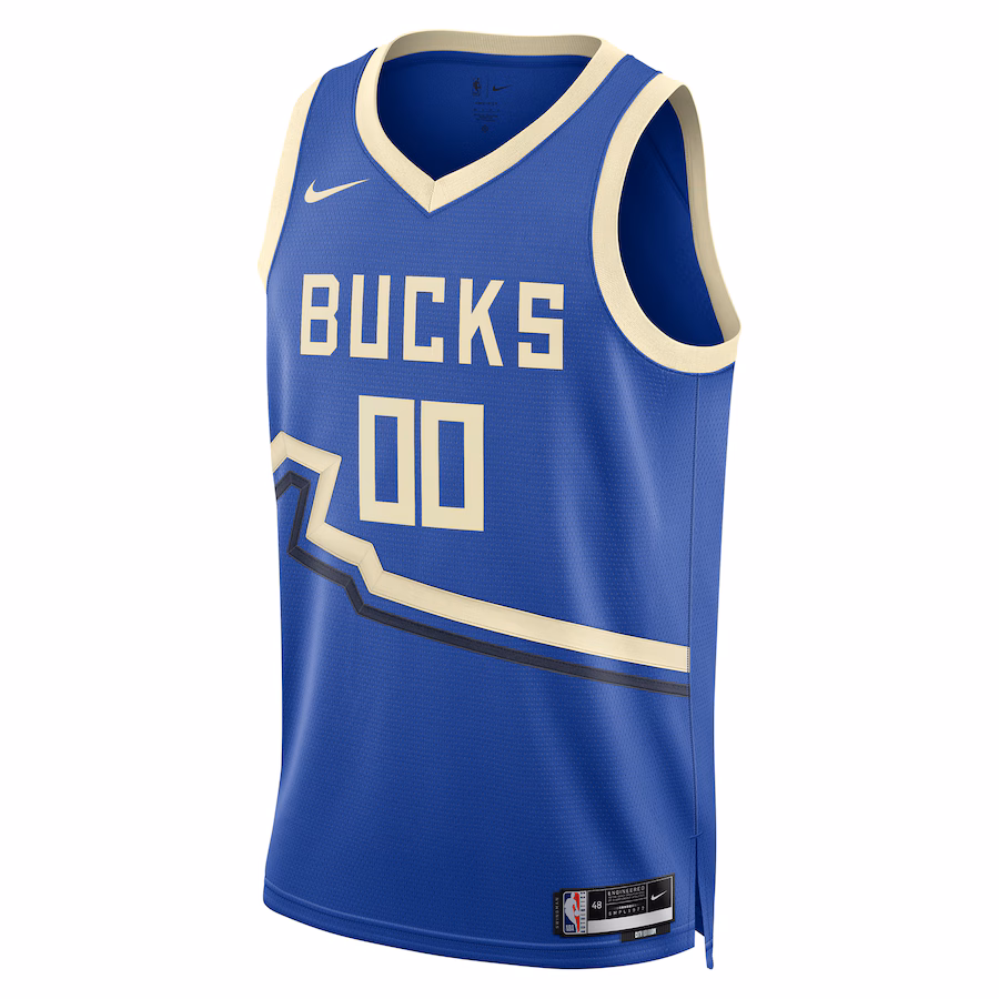 Milwaukee Bucks Unisex 2024/25 Custom Swingman Jersey - City Edition - Royal Blue