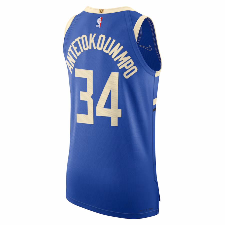 Giannis Antetokounmpo Milwaukee Bucks 2024/25 City Edition Jersey