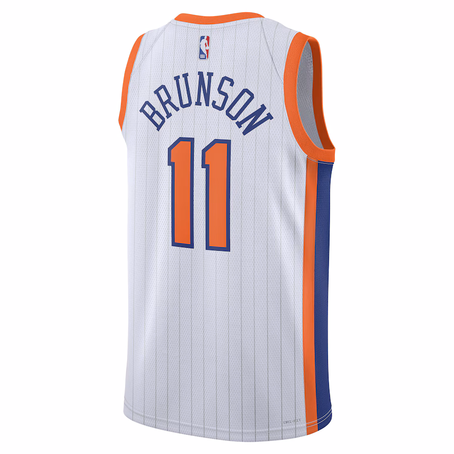 Jalen Brunson New York Knicks 2024/25 City Edition Jersey White
