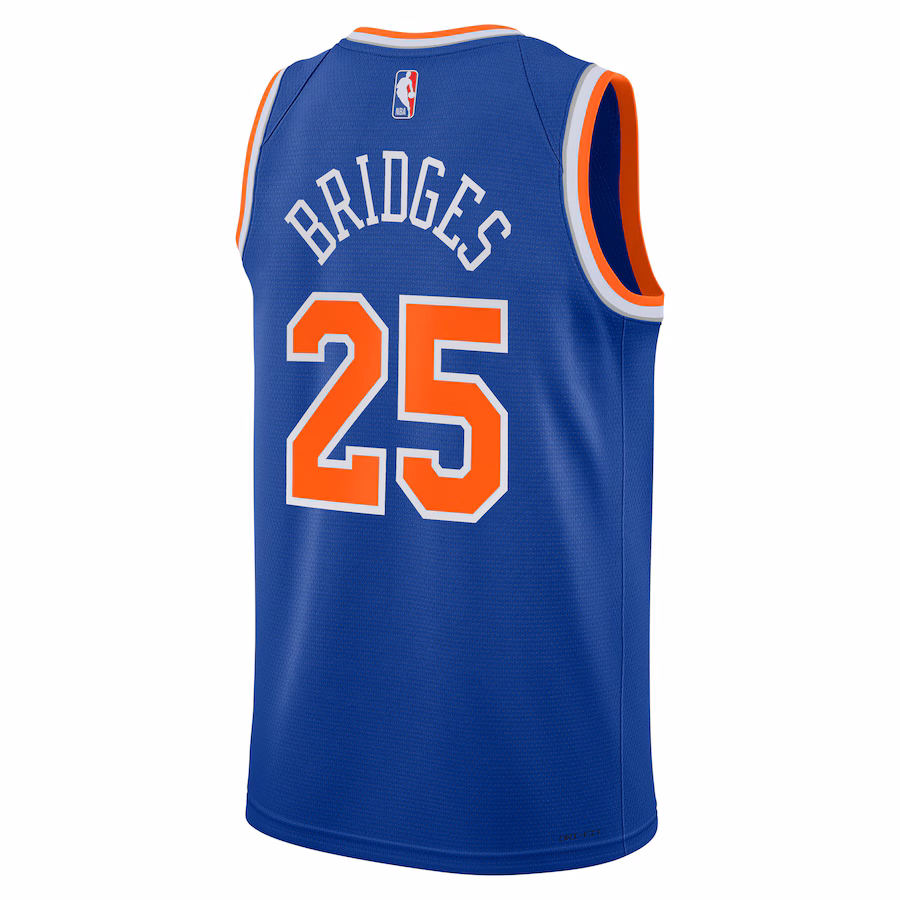 Mikal Bridges, New York Knicks Youth Swingman Jersey - Icon Edition, Blue