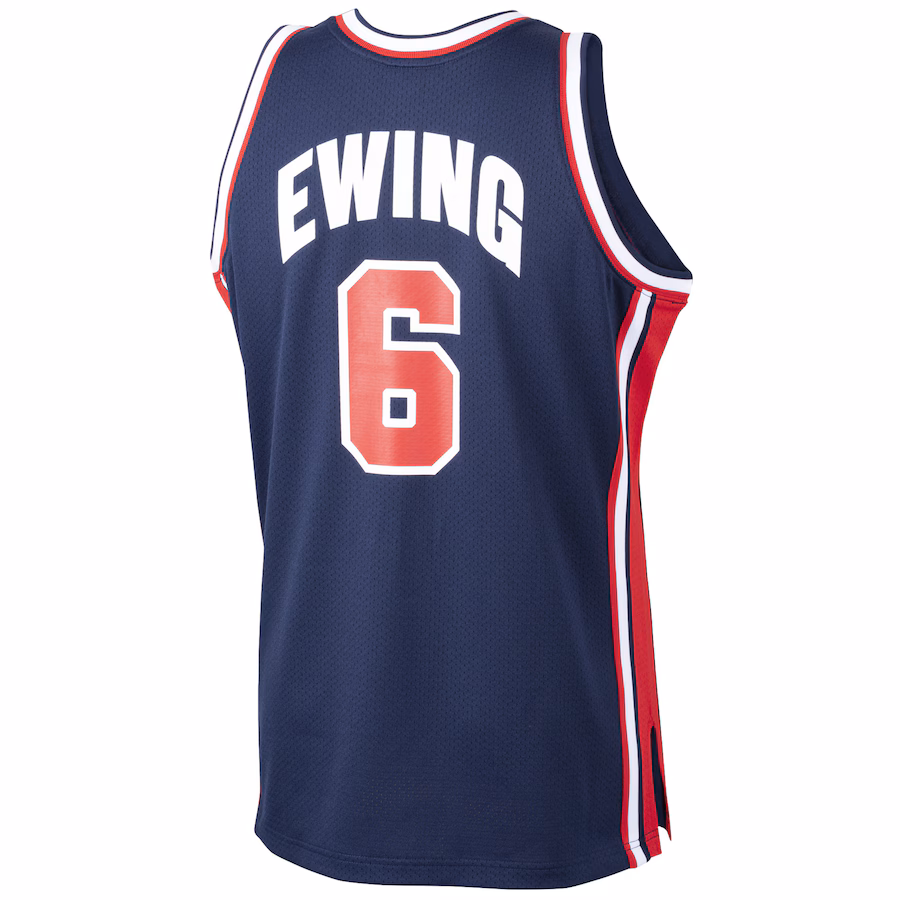 Patrick Ewing, U.S. Basketball Team Mitchell & Ness 1992 Dream Team Jersey - Navy Blue
