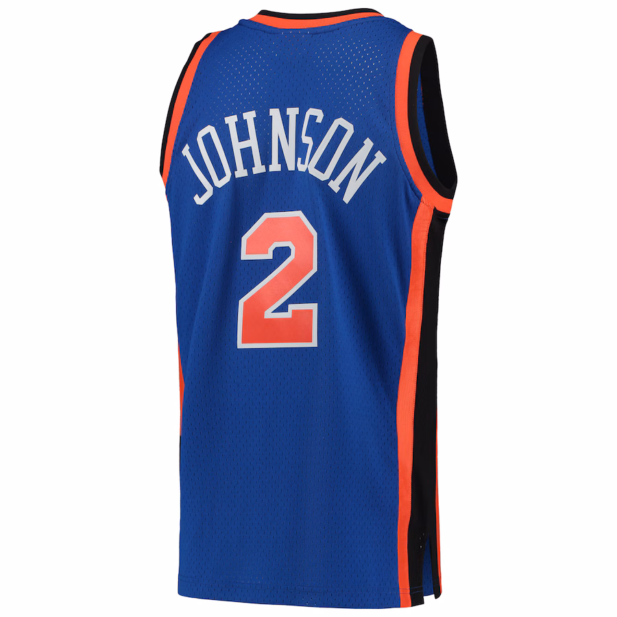 Larry Johnson New York Knicks Mitchell & Ness 1998-99 HWC Retro Jersey