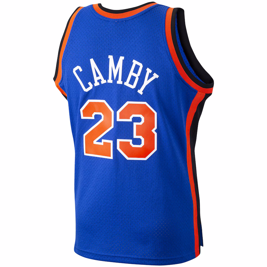 Marcus Camby New York Knicks Mitchell & Ness 1998/99 Hardwood Classics Jersey