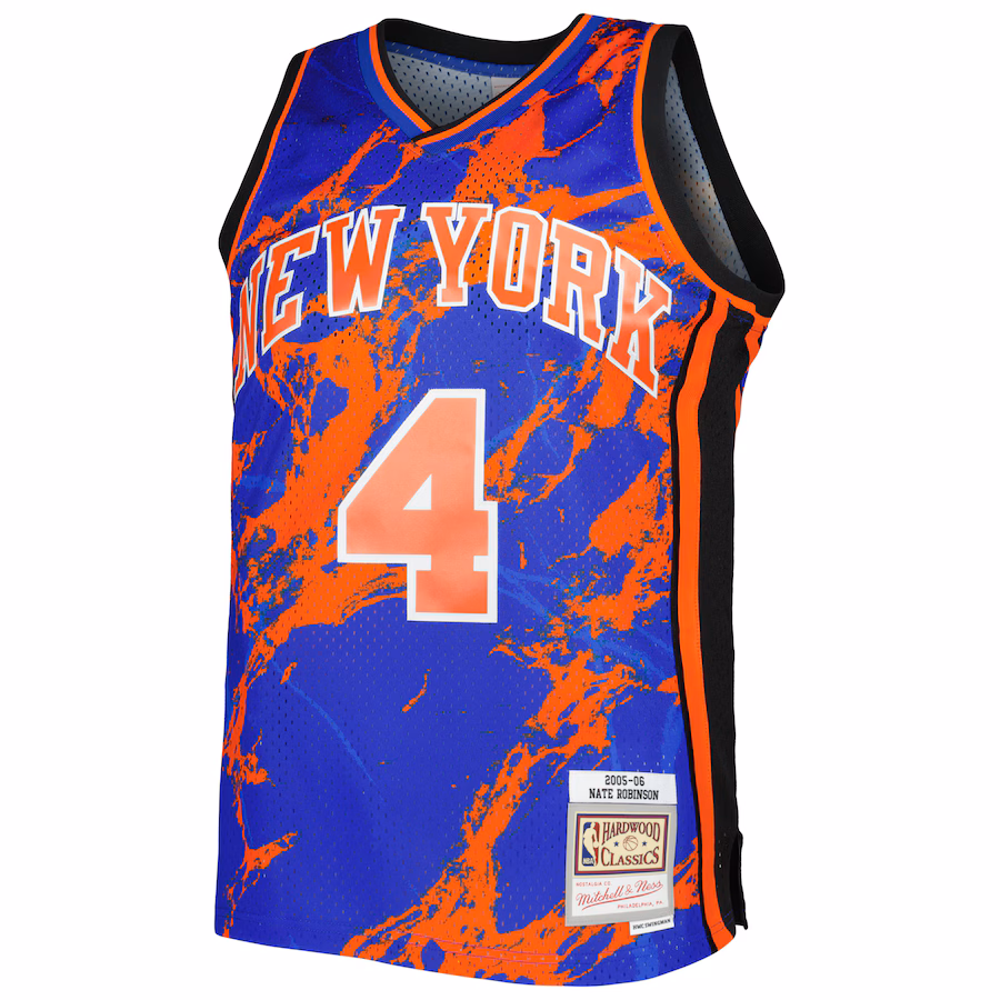 Nate Robinson New York Knicks Mitchell & Ness 2005/06 Hardwood Classics Marble Swingman Jersey