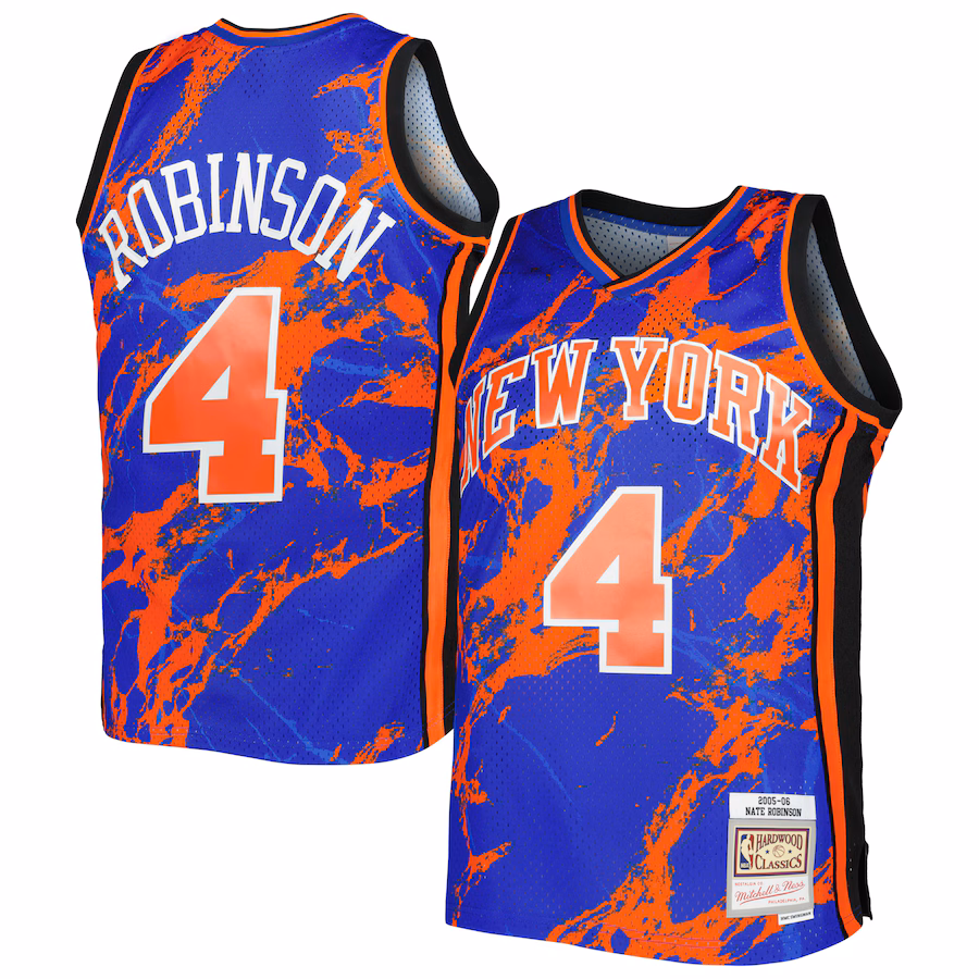 Nate Robinson New York Knicks Mitchell & Ness 2005/06 Hardwood Classics Marble Swingman Jersey