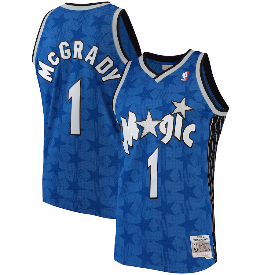 racy McGrady, Orlando Magic Mitchell & Ness Hardwood Classics Swingman Jersey - Blue