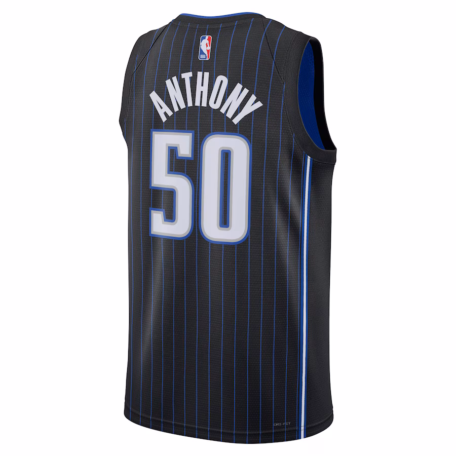 Cole Anthony, Orlando Magic Unisex Swingman Jersey - Icon Edition - Black