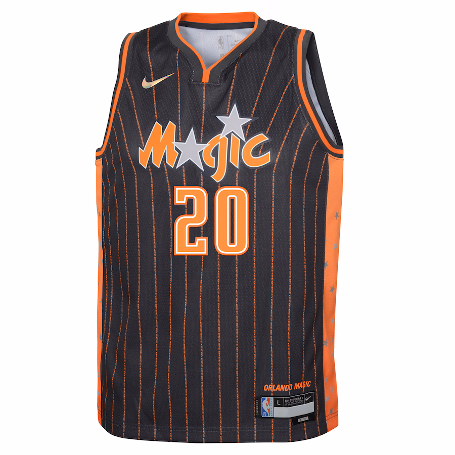 Markelle Fultz, Orlando Magic Youth Swingman Jersey - City Edition - Dark Gray