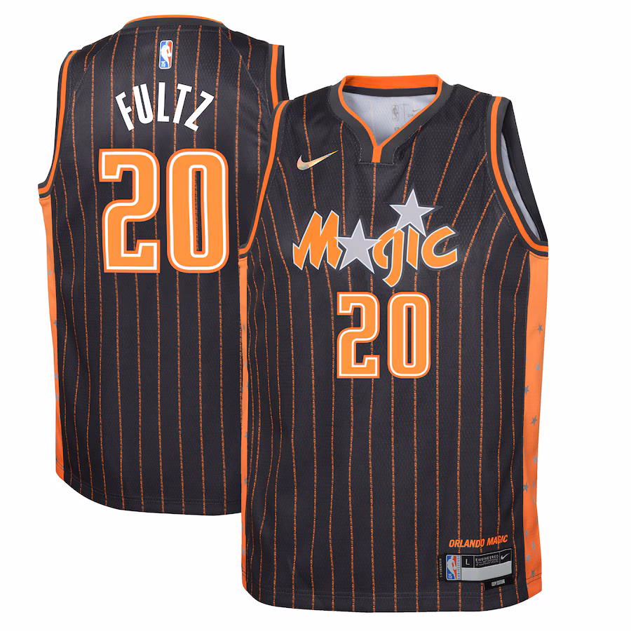 Markelle Fultz, Orlando Magic Youth Swingman Jersey - City Edition - Dark Gray