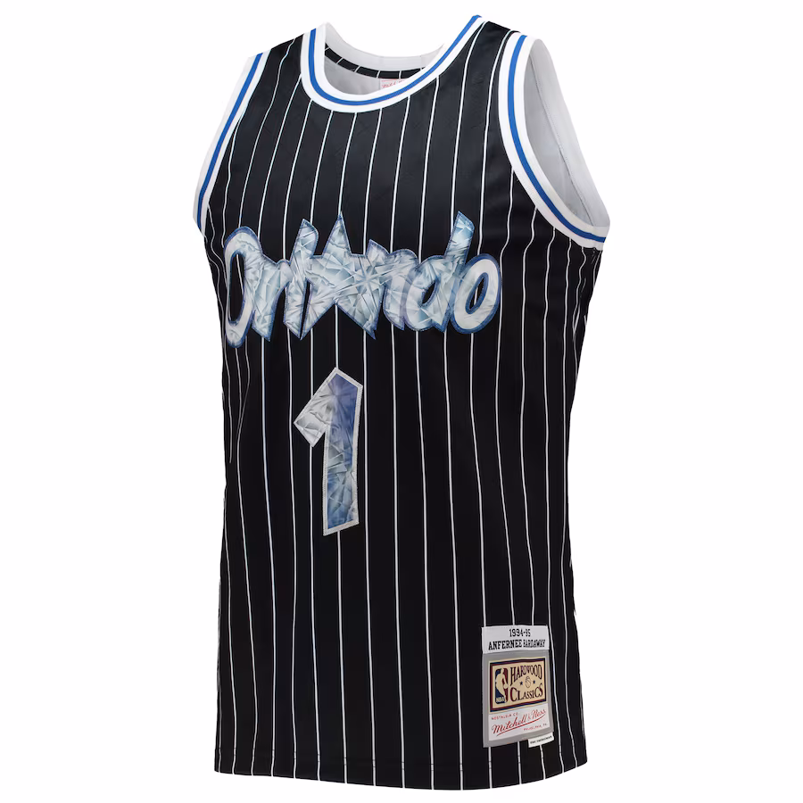 Penny Hardaway Orlando Magic Mitchell & Ness 1996/97 Hardwood Classics NBA 75th Anniversary Diamond Swingman Jersey