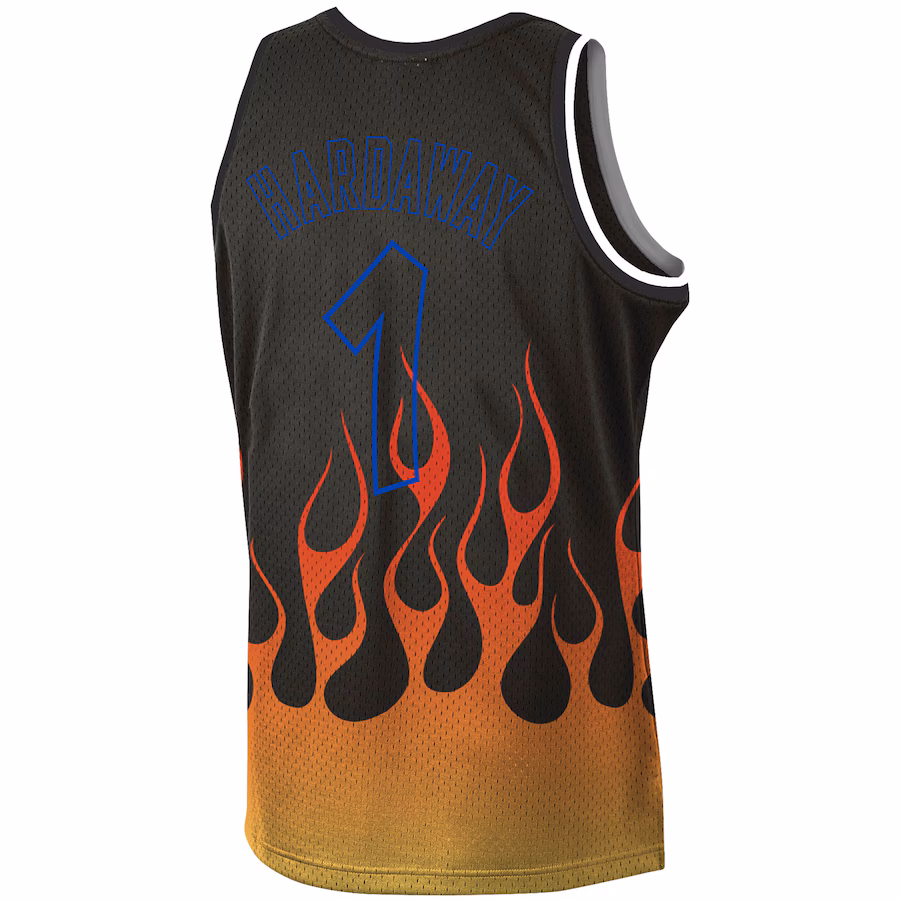 Penny Hardaway Orlando Magic Mitchell & Ness 1994/95 Hardwood Classics Flame Swingman Jersey