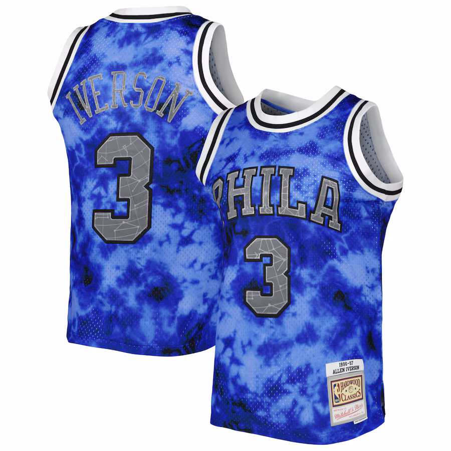 Allen Iverson 76ers Mitchell & Ness 1996-97 HWC Retro Jersey