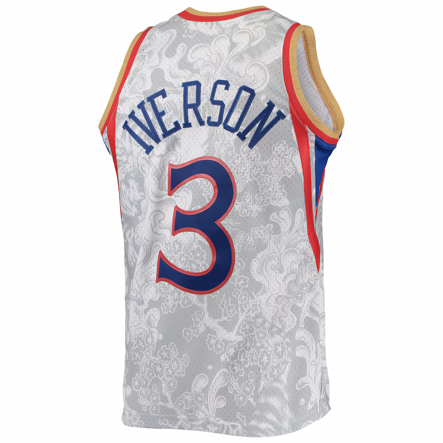 Allen Iverson 76ers Mitchell & Ness 1996-97 Lunar New Year HWC Jersey