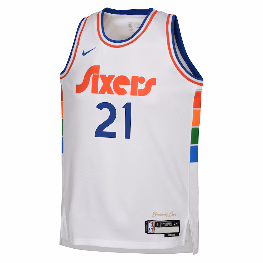 Joel Embiid Philadelphia 76ers 2024-25 City Edition Swingman Jersey