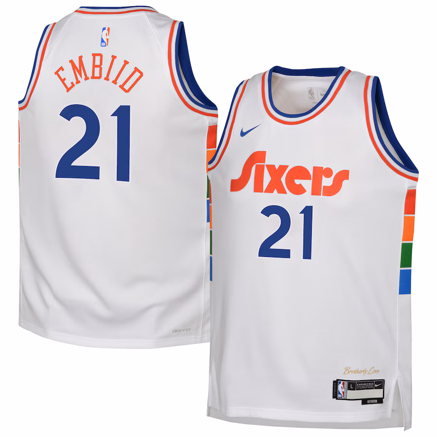 Joel Embiid Philadelphia 76ers City Edition Trikot 2024-25