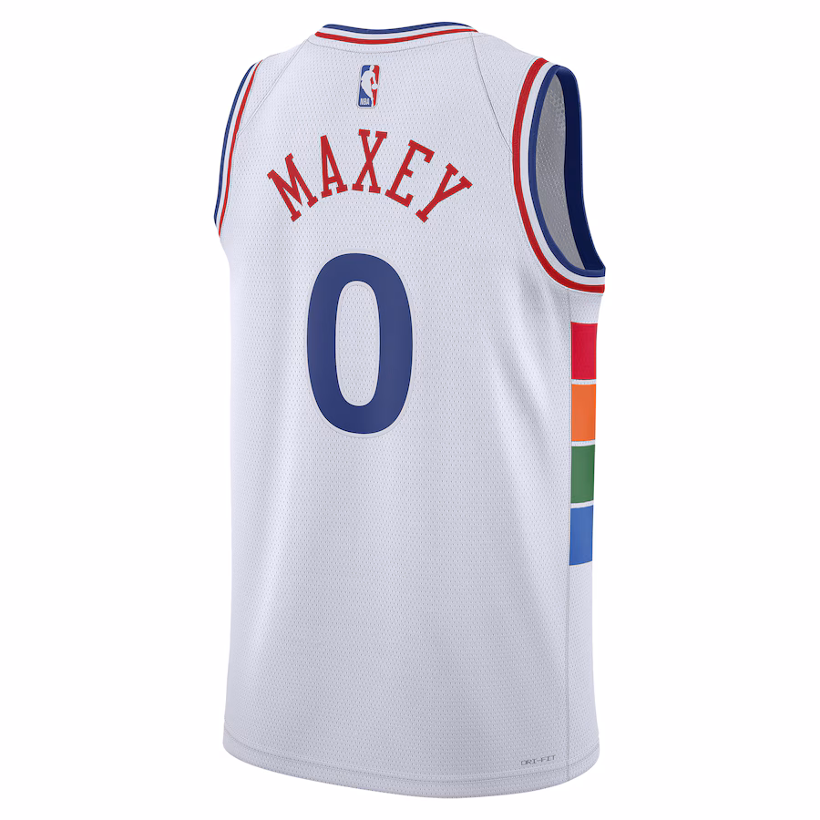 Tyrese Maxey Philadelphia 76ers 2024-25 City Edition Unisex Jersey