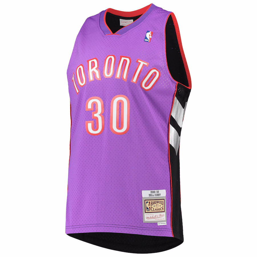 Camiseta Dell Curry Toronto Raptors 2001/02 Mitchell & Ness Hardwood Classics Swingman