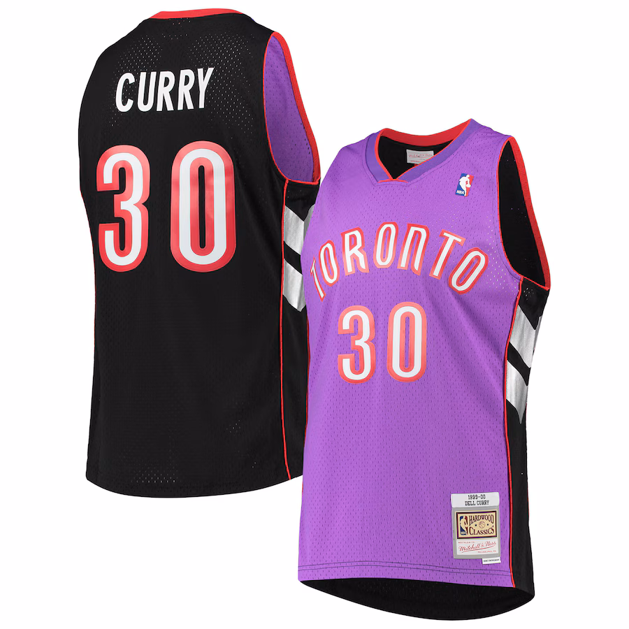 Camiseta Dell Curry Toronto Raptors 2001/02 Mitchell & Ness Hardwood Classics Swingman
