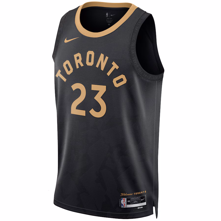 Fred VanVleet Toronto Raptors 2022/23 City Edition Swingman Jersey