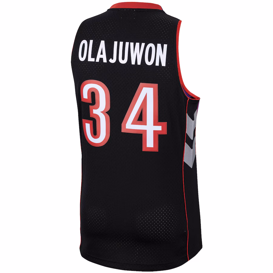 Camiseta Hakeem Olajuwon Toronto Raptors 2001/02 Mitchell & Ness Hardwood Classics Swingman