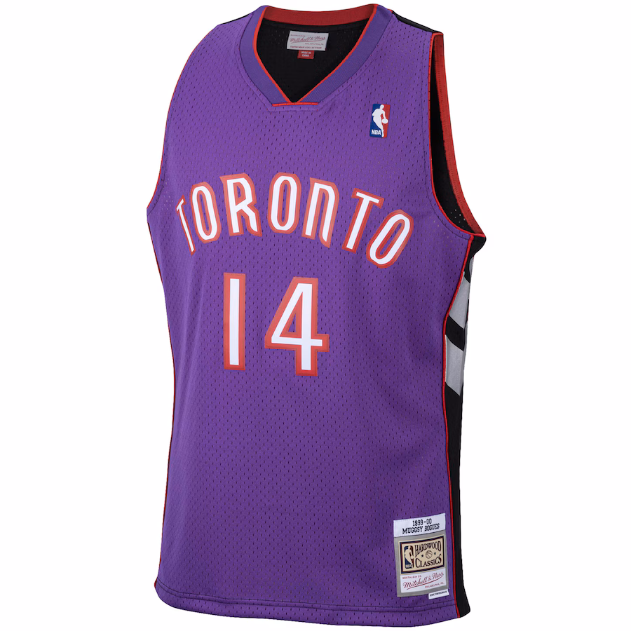 Maillot Muggsy Bogues Toronto Raptors 2001/02 Mitchell & Ness Hardwood Classics
