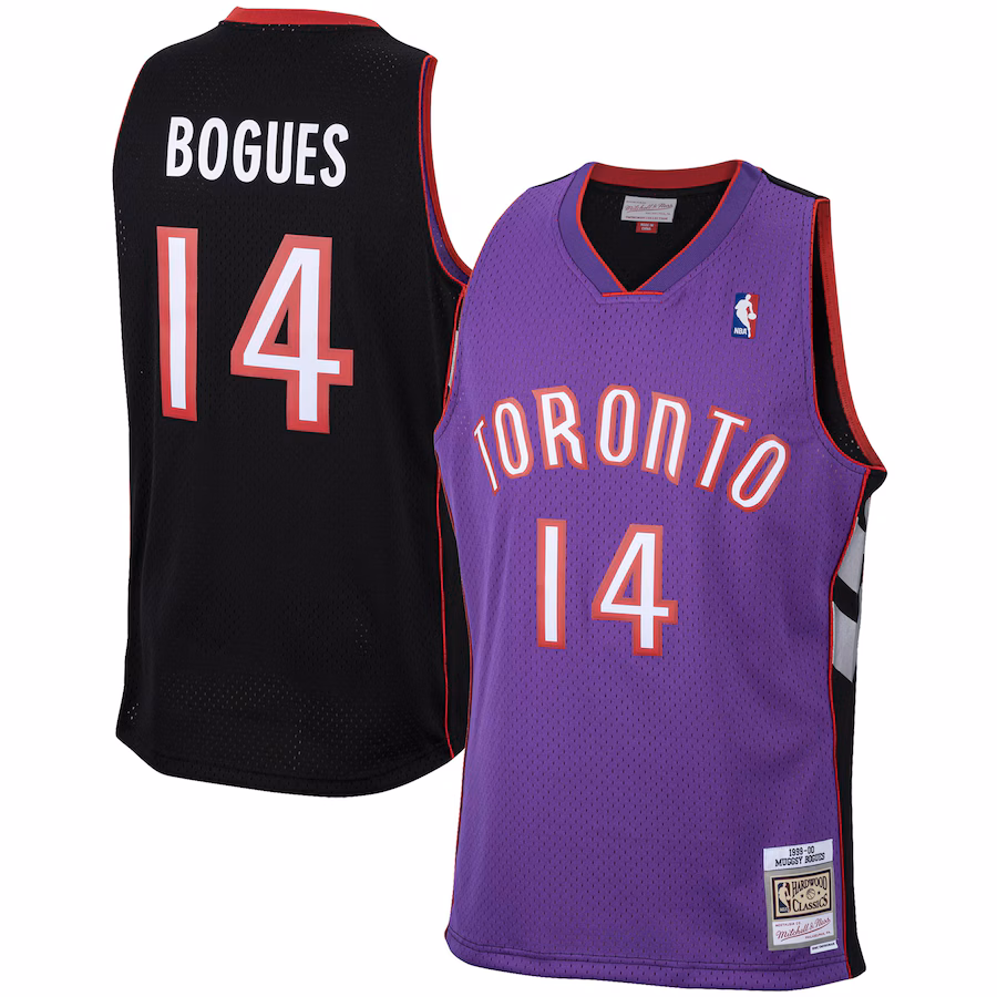 Camiseta Muggsy Bogues Toronto Raptors 2001/02 Mitchell & Ness Hardwood Classics