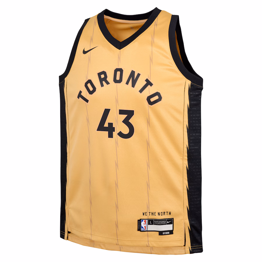 Camiseta Pascal Siakam Toronto Raptors City Edition Swingman
