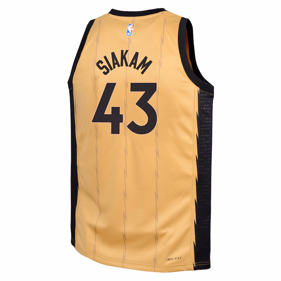 Camiseta Pascal Siakam Toronto Raptors City Edition Swingman
