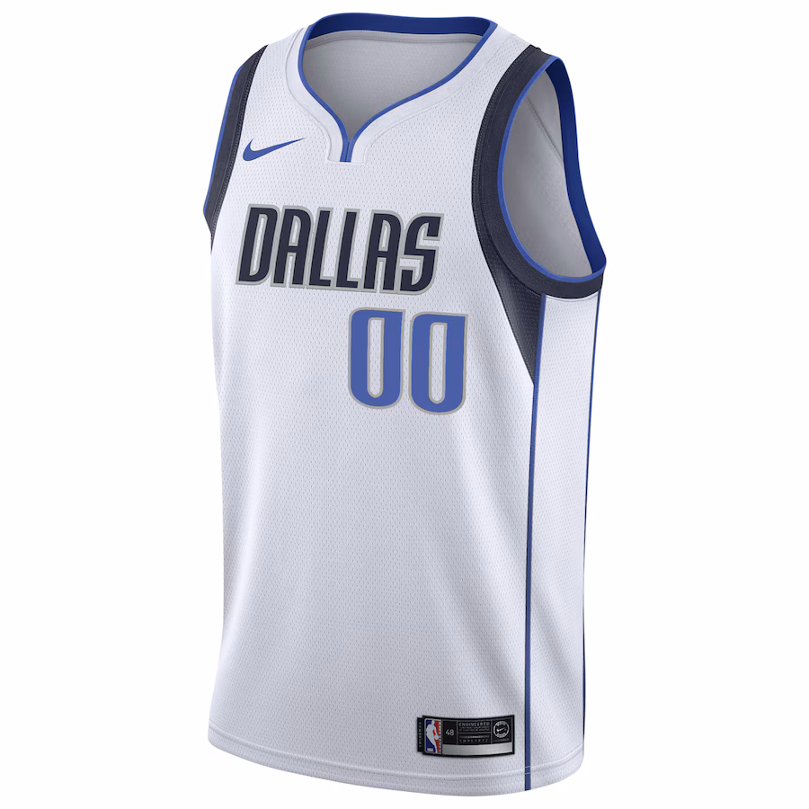 Dallas Mavericks 2020/21 Custom Jersey - Association Edition - White