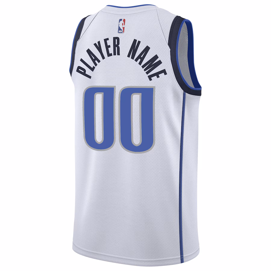 Dallas Mavericks 2020/21 Custom Jersey - Association Edition - White