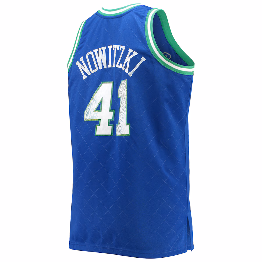 Dirk Nowitzki Dallas Mavericks 1998/99 NBA 75th Anniversary Diamond Jersey