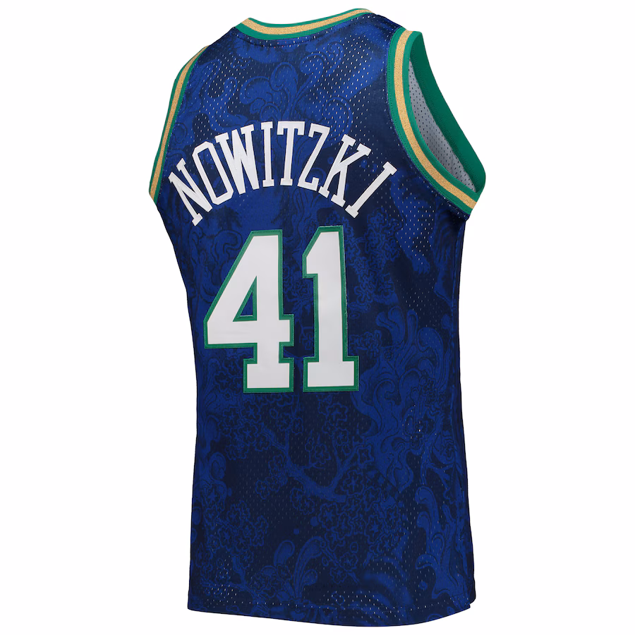 Maillot Dirk Nowitzki Dallas Mavericks 1998/99 - Édition Lunar New Year