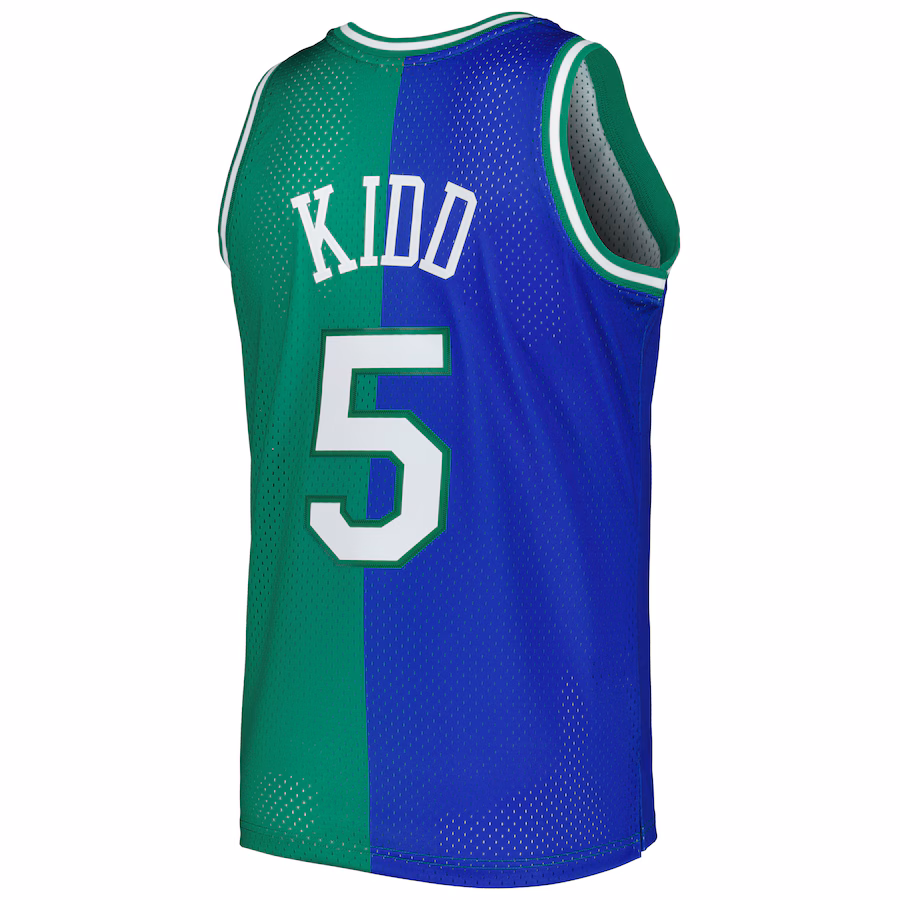 Jason Kidd, Dallas Mavericks, 1994/95, Blue/Green