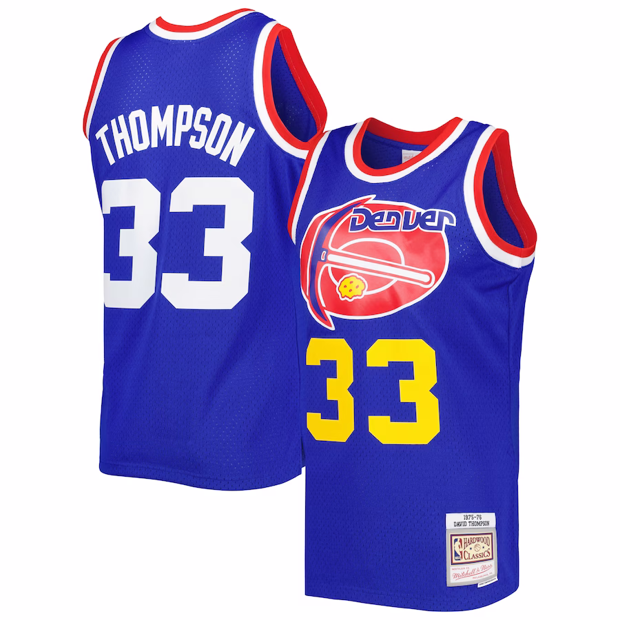 David Thompson Denver Nuggets Fan Edition, Blau