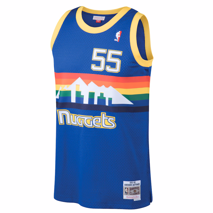 Dikembe Mutombo Denver Nuggets 1991/92, Blau