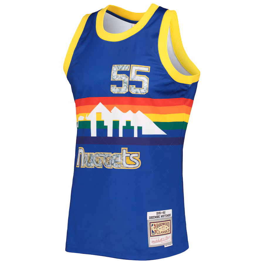 Dikembe Mutombo Denver Nuggets 1996/97 NBA 75th Anniversary Diamond Jersey