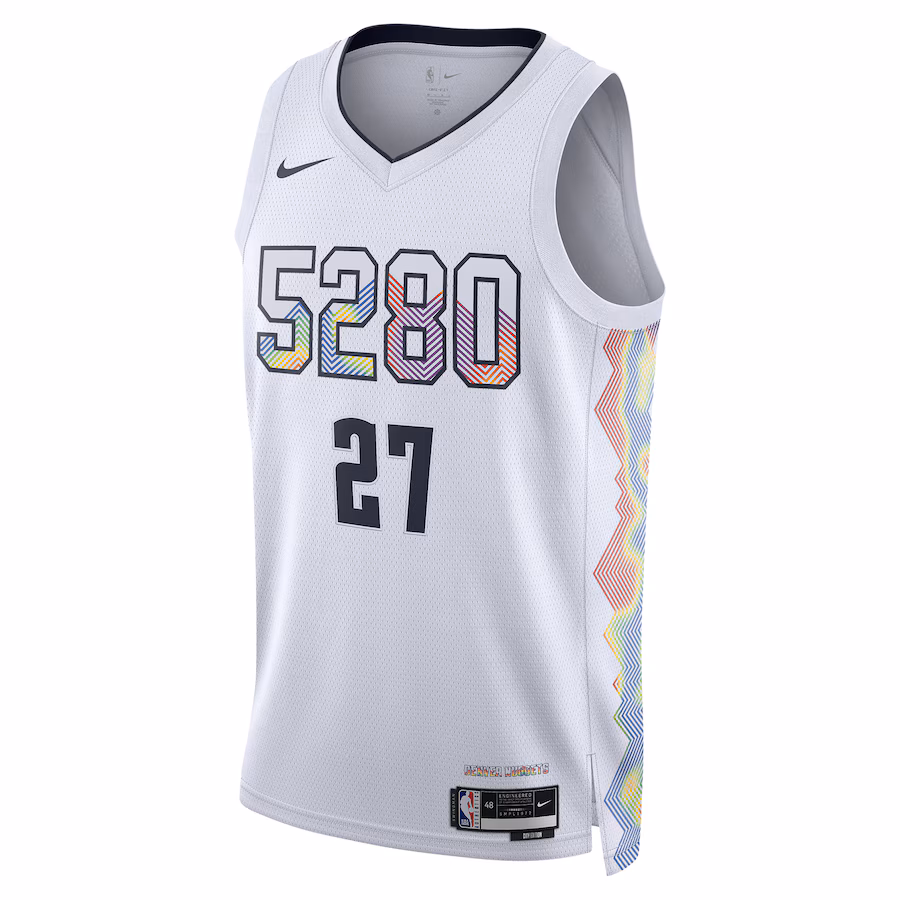 Jamal Murray, Denver Nuggets, 2024/25 City Edition, White