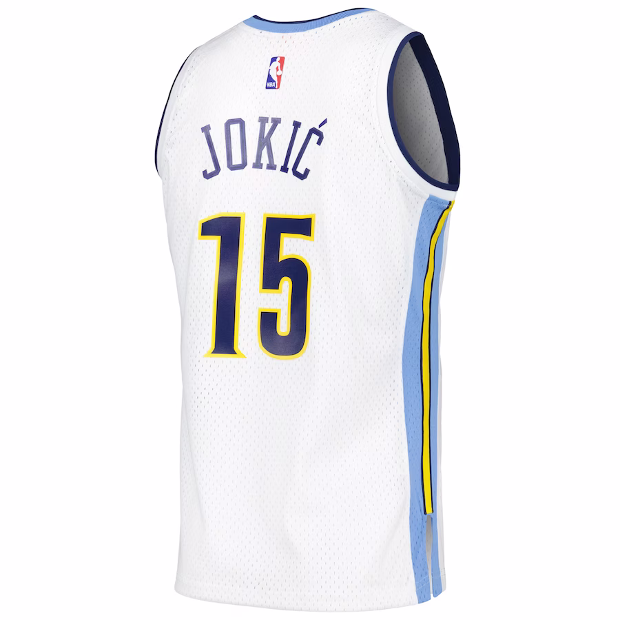 Nikola Jokic, Denver Nuggets, Retro 2016/17, Blanco