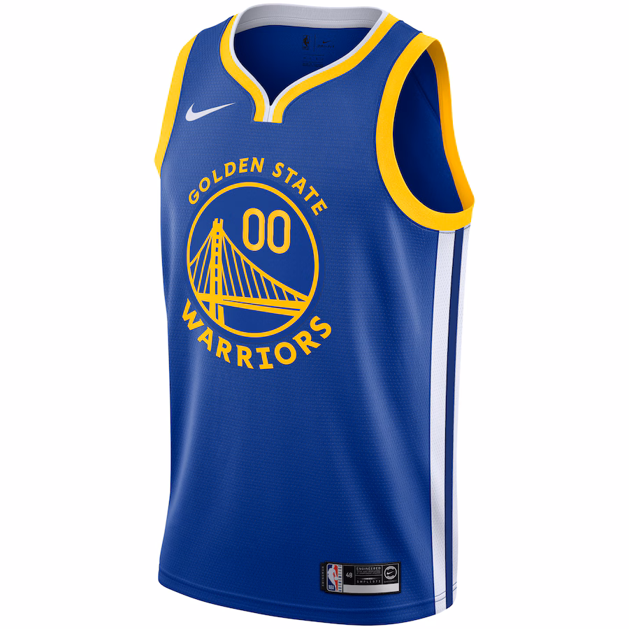 Golden State Warriors, Unisex 2019/20 Custom, Royal, Icon Edition, Blue