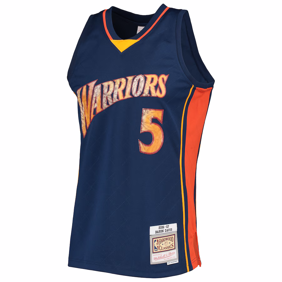 Baron Davis Warriors 2006/07 NBA 75th Anniversary Diamond Jersey