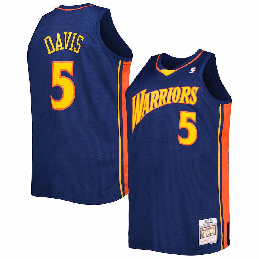 Baron Davis Warriors 2006/07 Mitchell & Ness Hardwood Classics Jersey