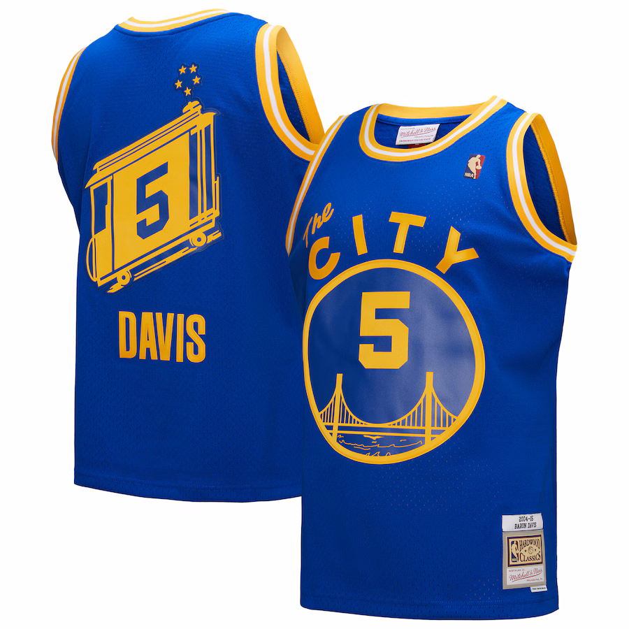 Baron Davis Golden State Warriors Mitchell & Ness 2004/05 HWC Jersey