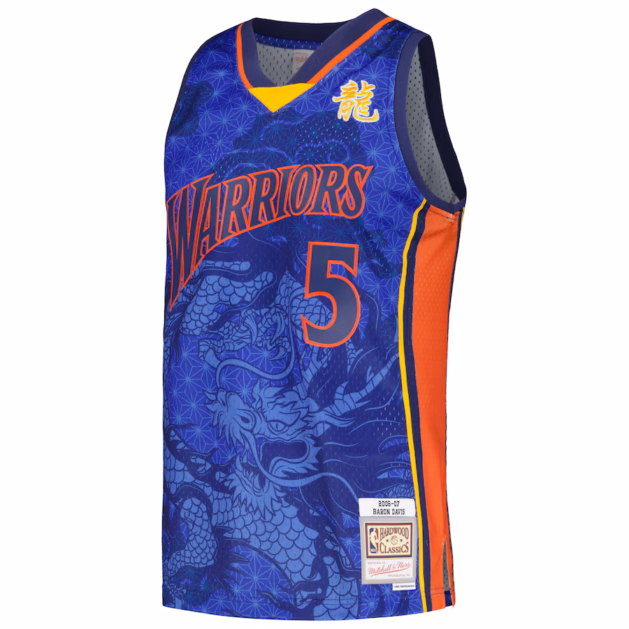 Baron Davis Warriors 2006/07 Hardwood Classics Jersey